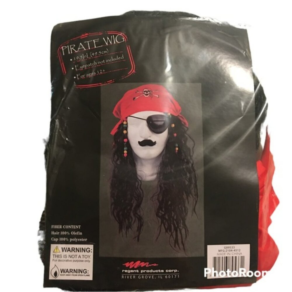 PIRATE Wig Halloween costume 3/$35. Age 12+